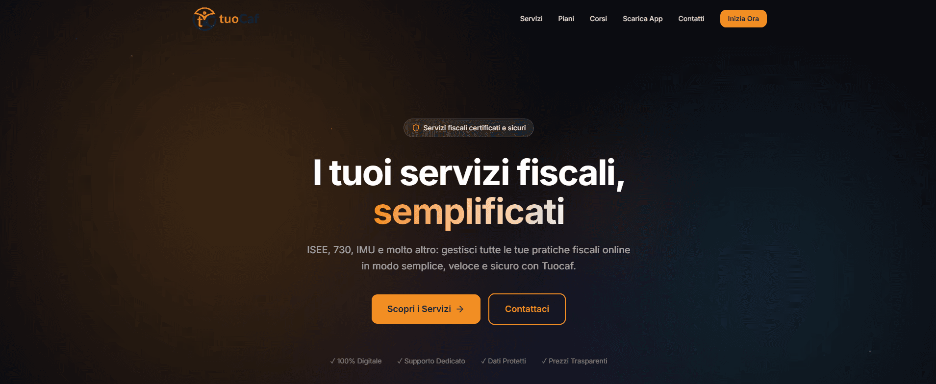 TuoCaf — Italy's First Fully Online Tax Platform
