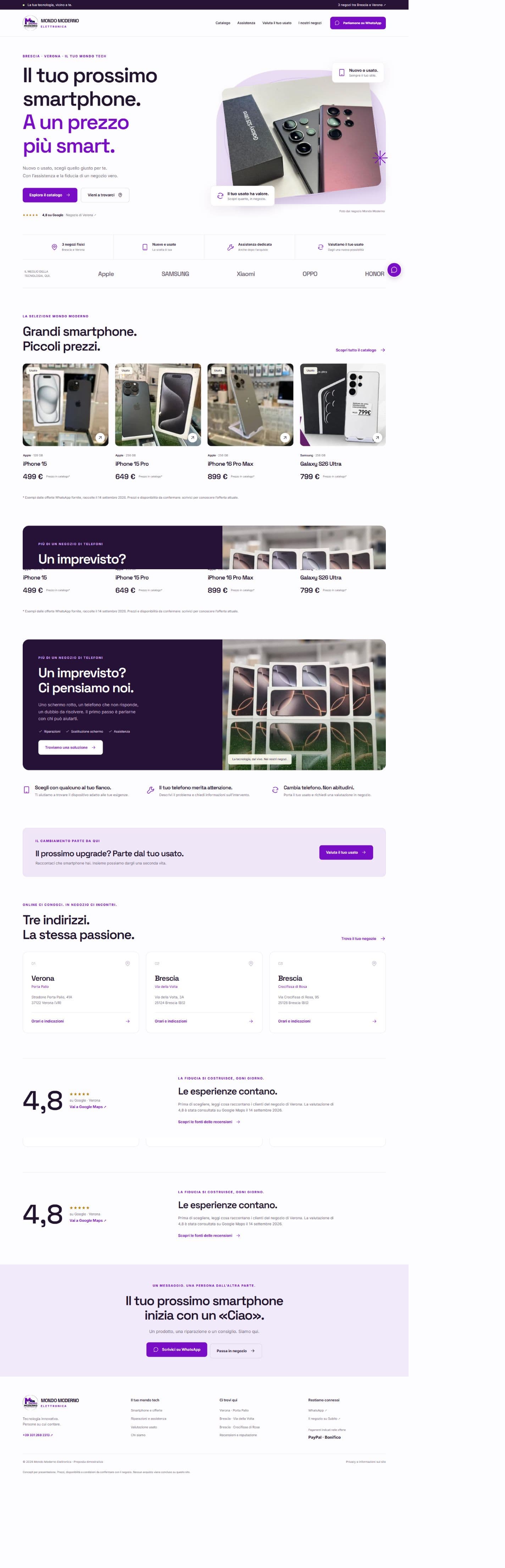 Mondo Moderno — Omnichannel Retail Experience