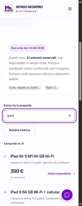 Mondo Moderno — Omnichannel Retail Experience screenshot 3